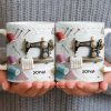 A Perfect Gift For The Passionate Crafter With Vintage Sewing Machine And Thread - Personalized Custom Coffee Mug - JBS049_MG A Perfect Gift For The Passionate Crafter With Vintage Sewing Machine And Thread - Personalized Custom Coffee Mug - JBS049_MG