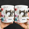 A Perfect Gift For The Passionate Crafter With Vintage Sewing Machine And Thread - Personalized Custom Coffee Mug - JBS049_MG A Perfect Gift For The Passionate Crafter With Vintage Sewing Machine And Thread - Personalized Custom Coffee Mug - JBS049_MG
