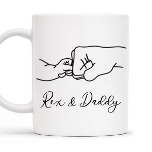 A Pet's Touch, Forever In Our Hearts Mug - Personalized Custom Coffee Mug - DAD021_MG