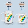A Piece Of My Heart Is At The Rainbow Bridge - Memorial Personalized Custom Mug - Christmas Gift, Sympathy Gift For Pet Owners, Pet Lovers