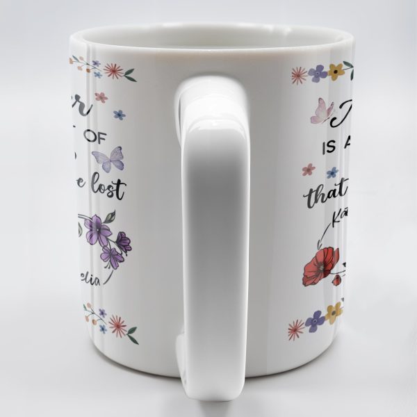 A Sister Is A Little Bit Of Childhood With Flowers And Butterfly - Personalized Custom Coffee Mug - BST436_MG A Sister Is A Little Bit Of Childhood With Flowers And Butterfly - Personalized Custom Coffee Mug - BST436_MG