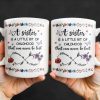 A Sister Is A Little Bit Of Childhood With Flowers And Butterfly - Personalized Custom Coffee Mug - BST436_MG A Sister Is A Little Bit Of Childhood With Flowers And Butterfly - Personalized Custom Coffee Mug - BST436_MG