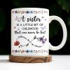 A Sister Is A Little Bit Of Childhood With Flowers And Butterfly - Personalized Custom Coffee Mug - BST436_MG A Sister Is A Little Bit Of Childhood With Flowers And Butterfly - Personalized Custom Coffee Mug - BST436_MG