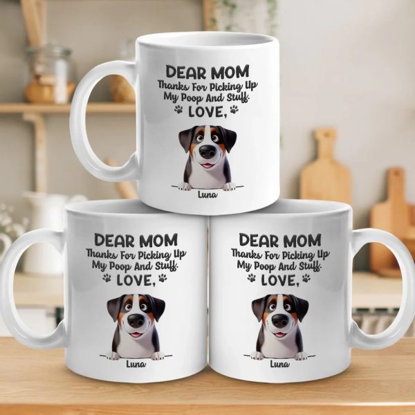 A Special Thanks From Your Fur Baby - Dog Personalized Custom Mug - Gift For Pet Owners, Pet Lovers