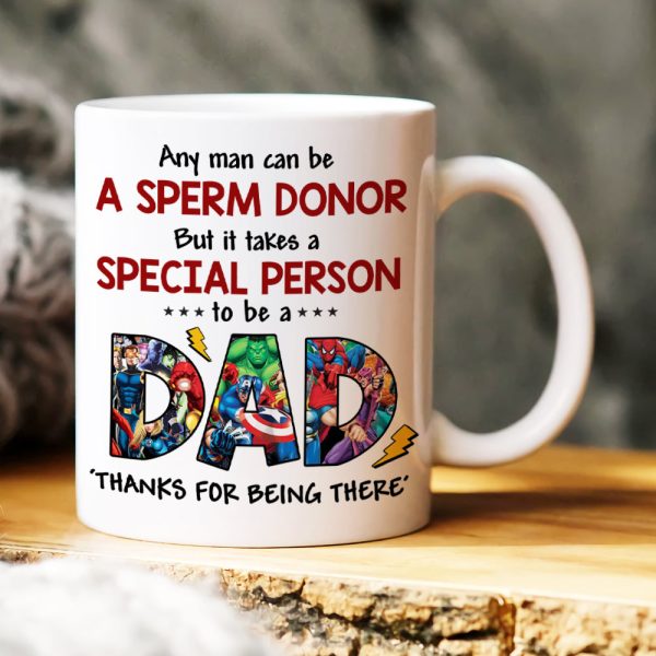A Sperm Dad Family Gift Mug Funny White Mug A Sperm Dad Family Gift Mug Funny White Mug