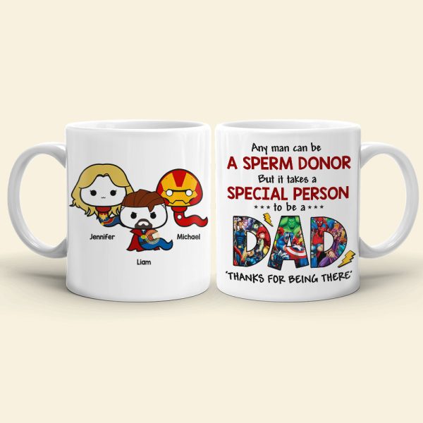 A Sperm Dad Family Gift Mug Funny White Mug A Sperm Dad Family Gift Mug Funny White Mug