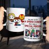 A Sperm Dad Family Gift Mug Funny White Mug A Sperm Dad Family Gift Mug Funny White Mug