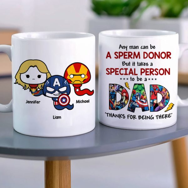 A Sperm Dad Family Gift Mug Funny White Mug A Sperm Dad Family Gift Mug Funny White Mug