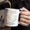 A Sweet Ending To A New Beginning, Graduation Cap And Diploma - Personalized Custom Coffee Mug - GRAD010_MG