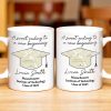 A Sweet Ending To A New Beginning, Graduation Cap And Diploma - Personalized Custom Coffee Mug - GRAD010_MG