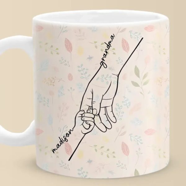 A Sweet Way To Celebrate The Bonds That Hold You Together - Family Personalized Custom Mug - Mother's Day Gift For Mom, Grandma
