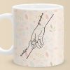 A Sweet Way To Celebrate The Bonds That Hold You Together - Family Personalized Custom Mug - Mother's Day Gift For Mom, Grandma