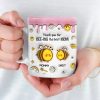 A Sweet Way To Celebrate The Love Between Mom And Daughter - Family Personalized Custom 3D Inflated Effect Printed Mug - Gift For Mom, Daughter A Sweet Way To Celebrate The Love Between Mom And Daughter - Family Personalized Custom 3D Inflated Effect Printed Mug - Gift For Mom, Daughter