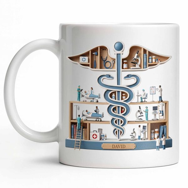 A Thoughtful Gift Celebrating Medical Dedication - Personalized Custom Coffee Mug - DOC070_MG A Thoughtful Gift Celebrating Medical Dedication - Personalized Custom Coffee Mug - DOC070_MG