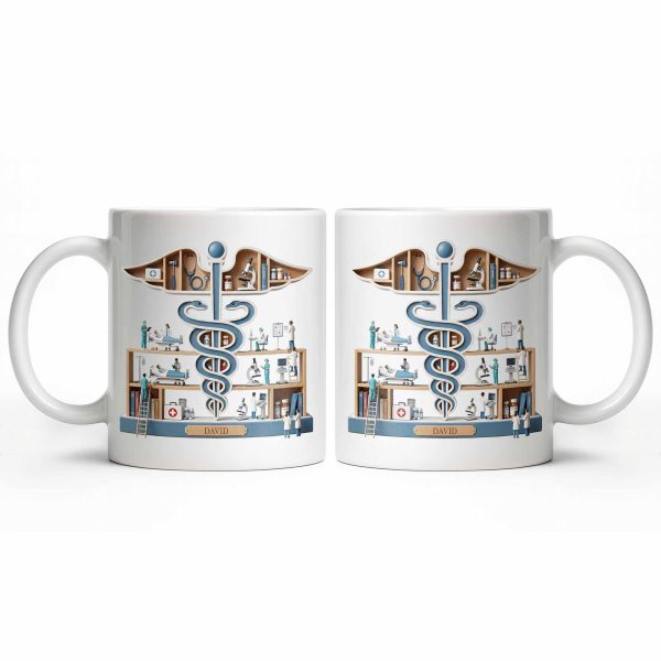 A Thoughtful Gift Celebrating Medical Dedication - Personalized Custom Coffee Mug - DOC070_MG A Thoughtful Gift Celebrating Medical Dedication - Personalized Custom Coffee Mug - DOC070_MG
