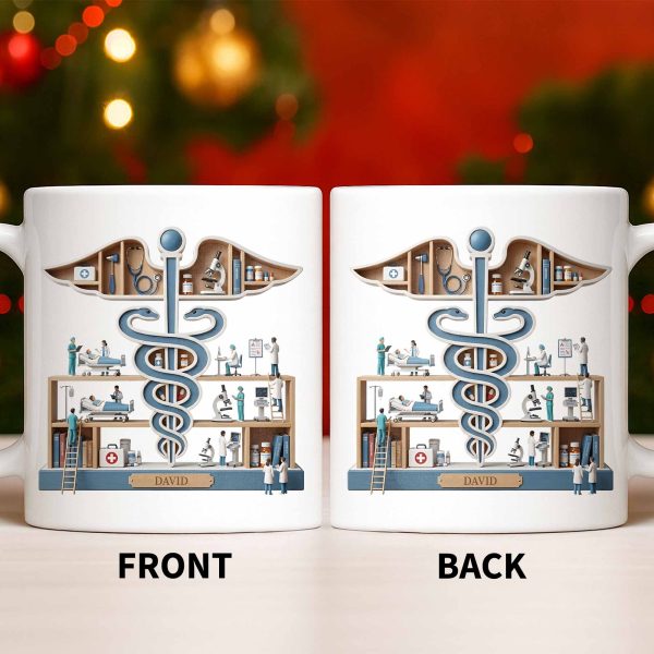 A Thoughtful Gift Celebrating Medical Dedication - Personalized Custom Coffee Mug - DOC070_MG A Thoughtful Gift Celebrating Medical Dedication - Personalized Custom Coffee Mug - DOC070_MG