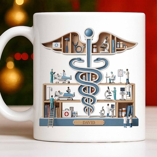 A Thoughtful Gift Celebrating Medical Dedication - Personalized Custom Coffee Mug - DOC070_MG A Thoughtful Gift Celebrating Medical Dedication - Personalized Custom Coffee Mug - DOC070_MG