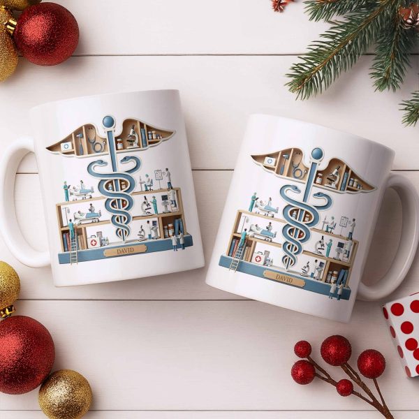 A Thoughtful Gift Celebrating Medical Dedication - Personalized Custom Coffee Mug - DOC070_MG A Thoughtful Gift Celebrating Medical Dedication - Personalized Custom Coffee Mug - DOC070_MG