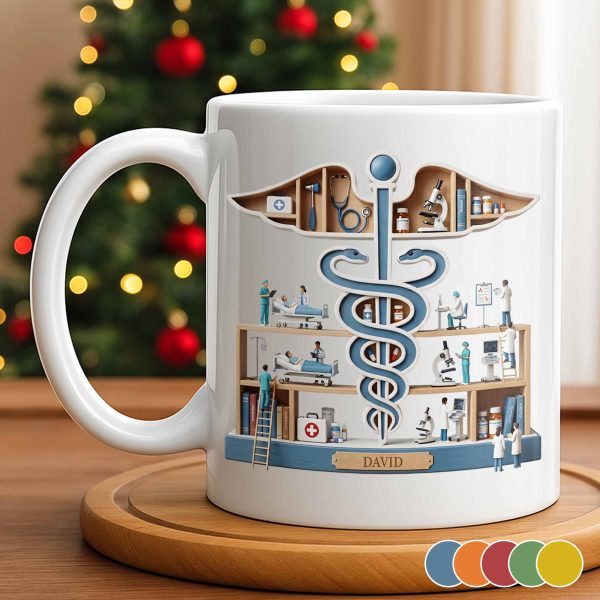 A Thoughtful Gift Celebrating Medical Dedication - Personalized Custom Coffee Mug - DOC070_MG A Thoughtful Gift Celebrating Medical Dedication - Personalized Custom Coffee Mug - DOC070_MG