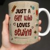 A Treasured Collection Of Sewing Essentials - Personalized Custom Coffee Mug - HOB013_MG