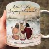 A True Friendship Is A Journey Without An End - Personalized Mug A True Friendship Is A Journey Without An End - Personalized Mug