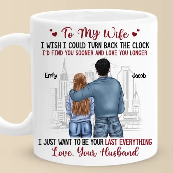 A True Love Story Never Ends - Couple Personalized Custom Mug - Gift For Husband Wife, Anniversary A True Love Story Never Ends - Couple Personalized Custom Mug - Gift For Husband Wife, Anniversary