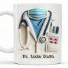 A Truly Great Doctor Is Hard To Find, Difficult To Part With And IMpossible To Forget - Personalized Custom Coffee Mug - GRAD277_MG A Truly Great Doctor Is Hard To Find, Difficult To Part With And IMpossible To Forget - Personalized Custom Coffee Mug - GRAD277_MG
