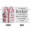 A Truly Great Doctor Is Hard To Find, Medical Uniform and Stethoscope - Personalized Custom Coffee Mug - DOC011_MG