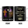 A Truly Great Pastor Is Hard To Find, Cross, Holy Bible And Glasses - Personalized Custom Coffee Mug - FTH072_MG