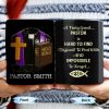 A Truly Great Pastor Is Hard To Find, Cross, Holy Bible And Glasses - Personalized Custom Coffee Mug - FTH072_MG