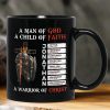 A Warrior Of Christ With Name Letter In Bible Gift For Him - Personalized Mug A Warrior Of Christ With Name Letter In Bible Gift For Him - Personalized Mug