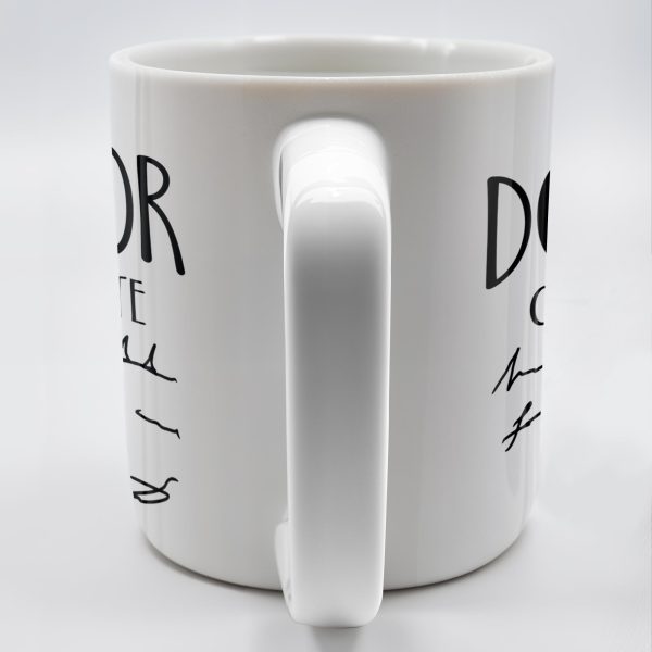 A Wise Doctor Once Wrote, Handwritten Script - Personalized Custom Coffee Mug - DOC032_MG