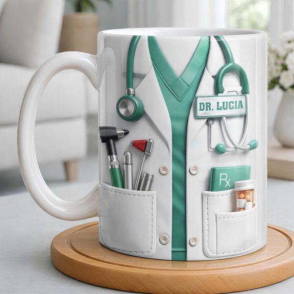 A Wise Doctor Once Wrote Medical Essentials - Personalized Custom Coffee Mug - DOC096_MG A Wise Doctor Once Wrote Medical Essentials - Personalized Custom Coffee Mug - DOC096_MG