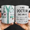 A Wise Doctor Once Wrote Medical Essentials - Personalized Custom Coffee Mug - DOC096_MG A Wise Doctor Once Wrote Medical Essentials - Personalized Custom Coffee Mug - DOC096_MG