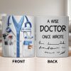 A Wise Doctor Once Wrote Medical Essentials - Personalized Custom Coffee Mug - DOC096_MG A Wise Doctor Once Wrote Medical Essentials - Personalized Custom Coffee Mug - DOC096_MG