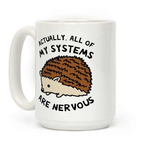 Actually, All Of My Systems Are Nervous Coffee Mug Actually, All Of My Systems Are Nervous Coffee Mug