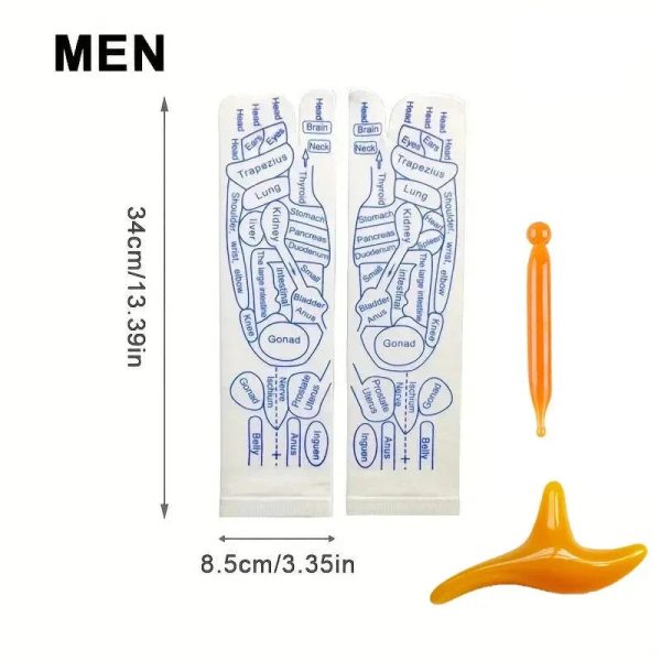 Acupressure Reflexology Socks With Massage Stick Acupressure Reflexology Socks With Massage Stick
