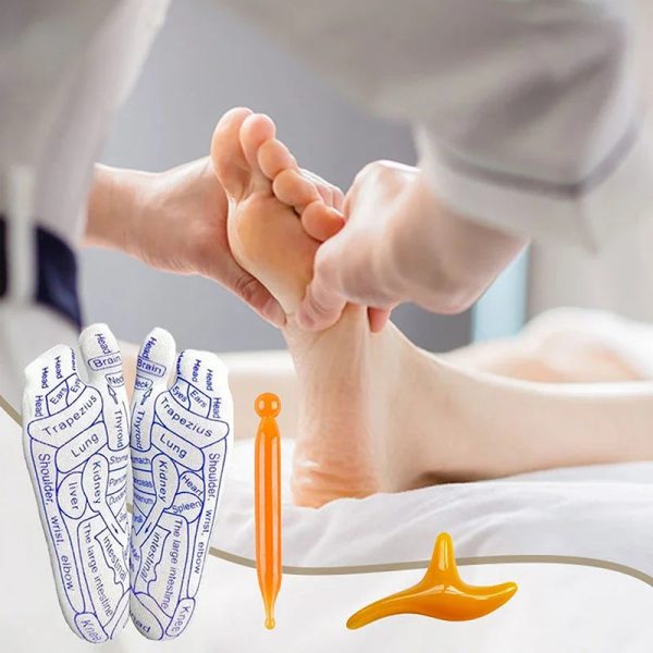 Acupressure Reflexology Socks With Massage Stick Acupressure Reflexology Socks With Massage Stick