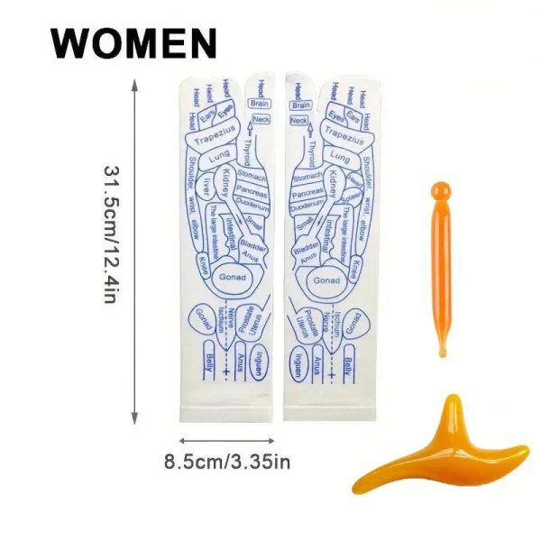 Acupressure Reflexology Socks With Massage Stick Acupressure Reflexology Socks With Massage Stick
