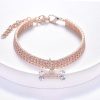 Adjustable Dog Chain Collar with Zircon