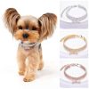 Adjustable Dog Chain Collar with Zircon