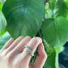 Adjustable Hug Hands Couple Ring in Silver Tone Adjustable Hug Hands Couple Ring in Silver Tone