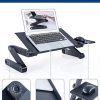 Adjustable Laptop Stand With Mouse Pad