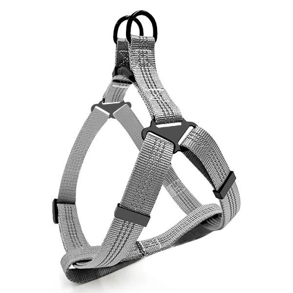 Adjustable Reflective Y-Harness Leash for Dogs Adjustable Reflective Y-Harness Leash for Dogs