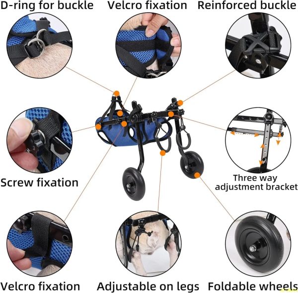 Adjustable Small Dog Wheelchair Adjustable Small Dog Wheelchair