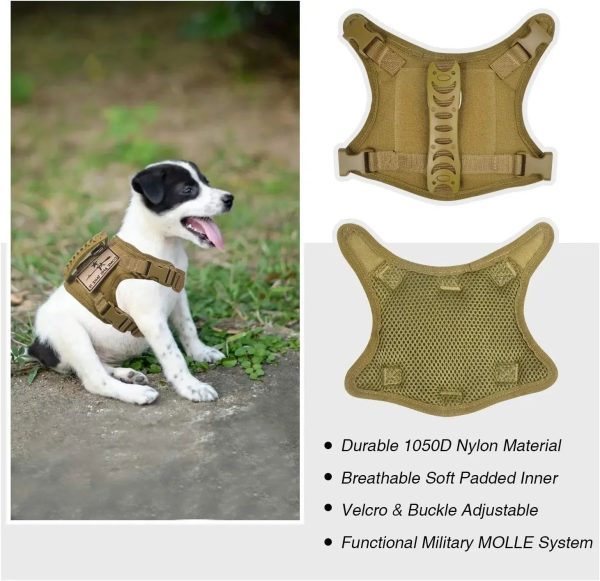 Adjustable Tactical Vest for Small Dogs Adjustable Tactical Vest for Small Dogs