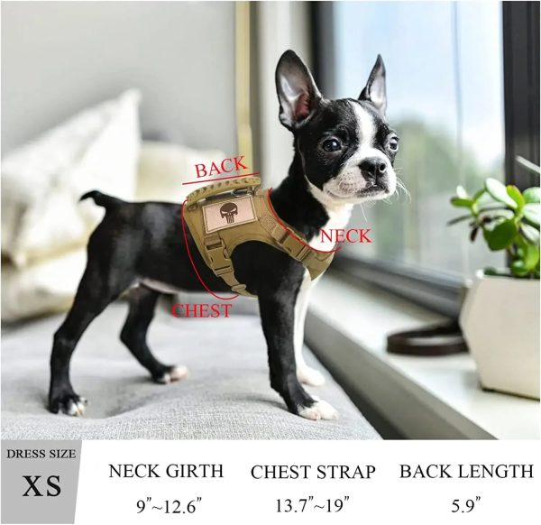 Adjustable Tactical Vest for Small Dogs Adjustable Tactical Vest for Small Dogs