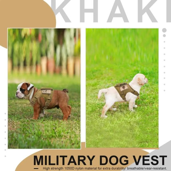 Adjustable Tactical Vest for Small Dogs Adjustable Tactical Vest for Small Dogs