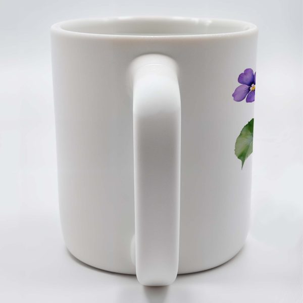 Admire The Beauty Of Pansies Every Morning - Personalized Custom Coffee Mug - CP001_MG Admire The Beauty Of Pansies Every Morning - Personalized Custom Coffee Mug - CP001_MG
