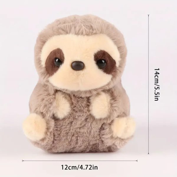 Adorable 14cm Sloth Plush Toy - Soft Stuffed Animal for Kids' Gifts Adorable 14cm Sloth Plush Toy - Soft Stuffed Animal for Kids' Gifts